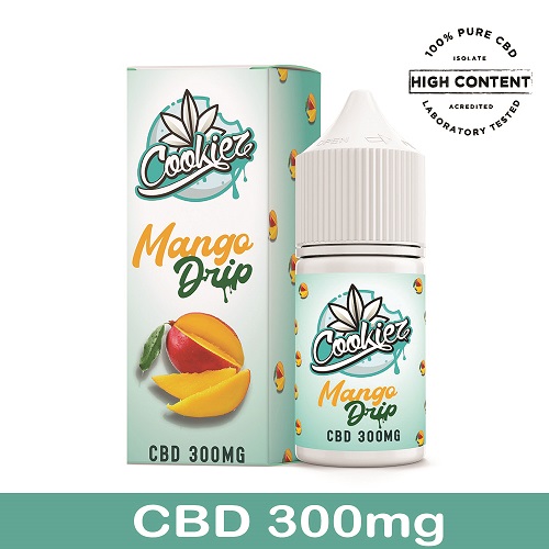 Cookiez CBD 300mg E-Liquid Mango Drip 30ml