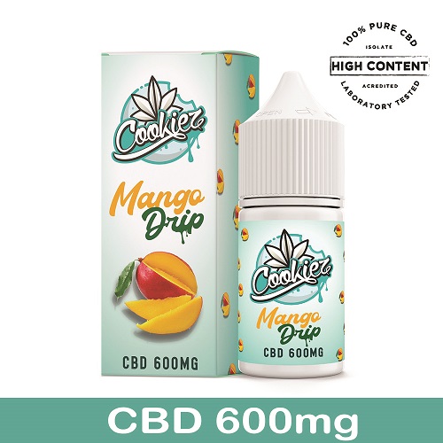 Cookiez CBD 600mg E-Liquid Mango Drip 30ml