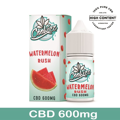 Cookiez CBD 600mg E-Liquid Watermelon Rush 30ml